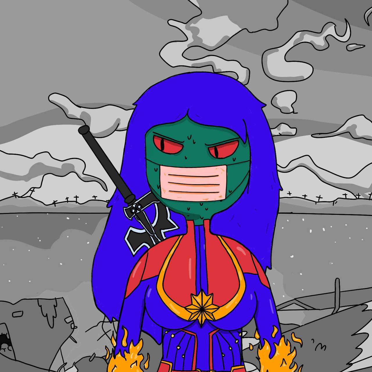 MYTHBORN WARRIOR #01 artwork
